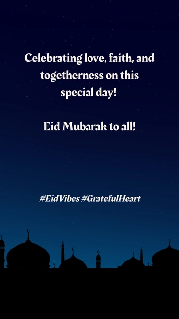 Eid Mubarak Instagram Story Template - Download | Template.net