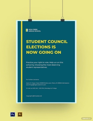 Elegant School Poster Template