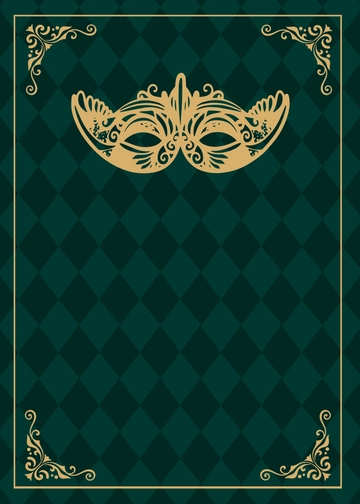 Elegant Background Masquerade Invitation Template - Edit Online & Download