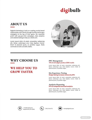 Simple Marketing Flyer Template