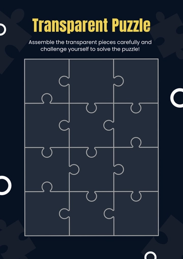 Transparent Puzzle Template - Edit Online & Download