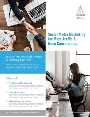 Social Media Marketing Flyer Template
