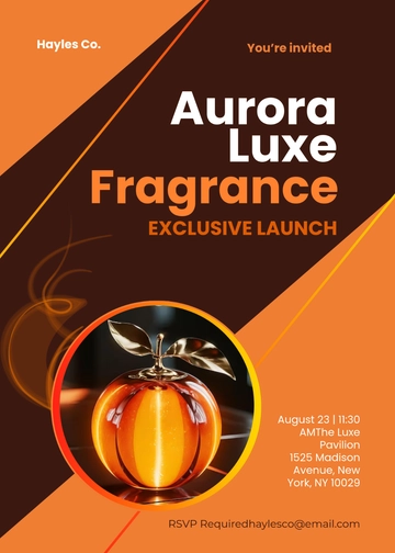 Exclusive Launch Event Invitation Template - Edit Online & Download