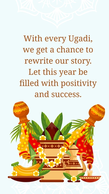 Ugadi Quote in English Template - Edit Online & Download