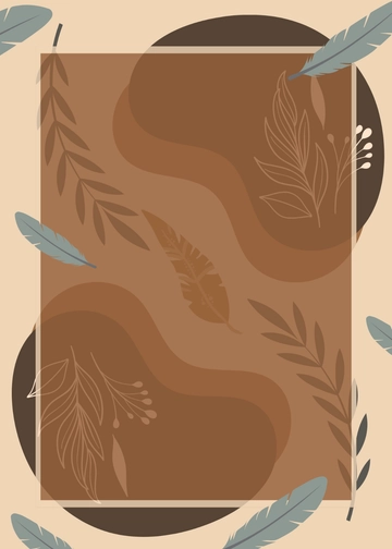 Boho Background Menu Invitation Template - Edit Online & Download