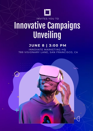 Marketing Launch Event Invitation Template - Edit Online & Download