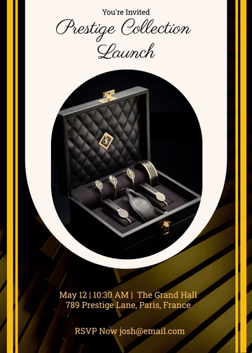 Electronic Launch Event Invitation Template - Edit Online & Download
