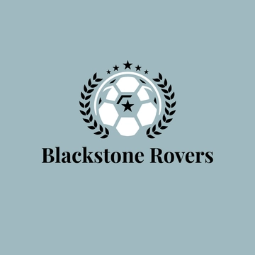 Black and White Football Logo - Edit Online & Download