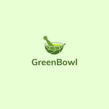 Geometric Food Logo - Edit Online & Download