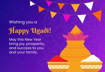 Ugadi Card Template - Edit Online & Download