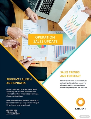 Sales Market Flyer Template