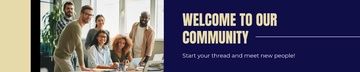 Free Professional Reddit Banner Template to Edit Online
