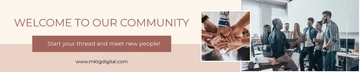 Free Neutral Reddit Banner Template to Edit Online