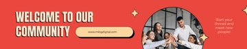 Free Modern Retro Reddit Banner Template to Edit Online