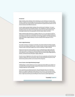 Example Business White Paper Template
