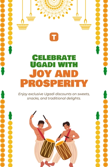 Free Ugadi Advertisement Poster Template to Edit Online