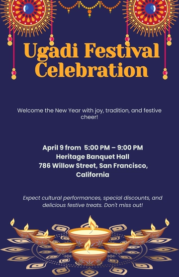 Kannada Ugadi Poster Template - Download | Template.net