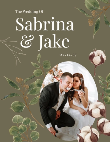 Modern Wedding Flyer Photo Template - Edit Online | Template.net