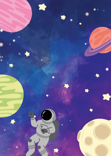 Celestial Background Space Invitation Template - Edit Online & Download