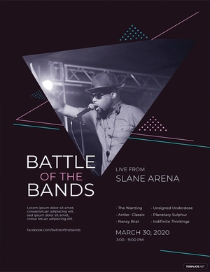 Live Music Poster Template