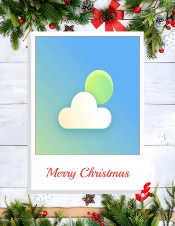 Christmas Portrait Photo Template - Edit Online | Template.net
