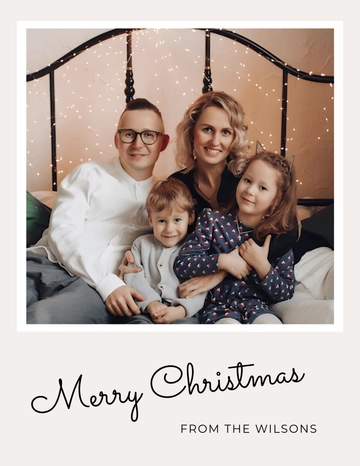 Christmas Photo Card Templates - Edit Online | Template.net