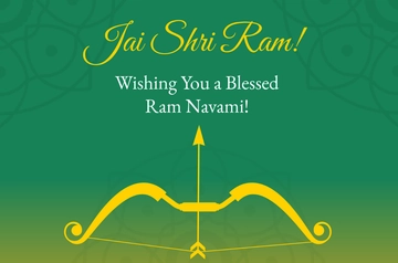 Ram Navami Banner Template - Edit Online & Download