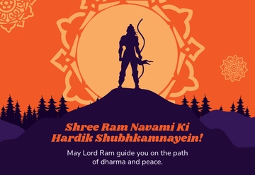 Shree Ram Navami Template - Edit Online & Download