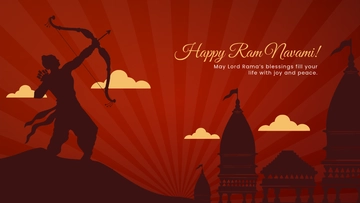 Ram Navami Background Template - Edit Online & Download