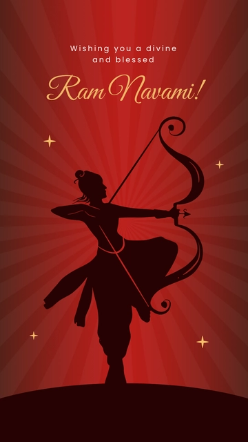 Ram Navami Wallpaper Template - Edit Online & Download