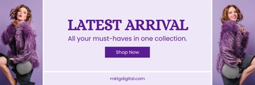 Free Elegant Shopify Banner Template to Edit Online