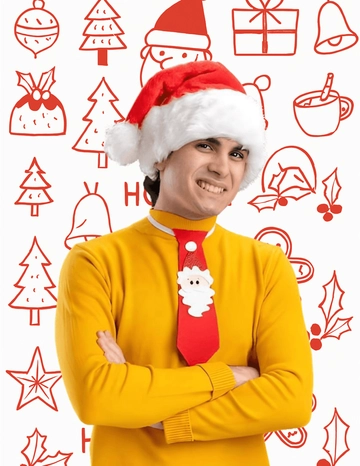 Free Christmas Vector Photo Template to Edit Online
