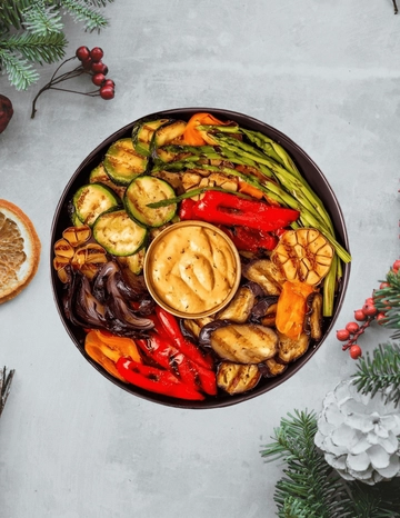 Free Christmas Dinner Photo Template to Edit Online