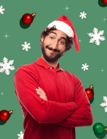Free Christmas Holidays Photo Template to Edit Online