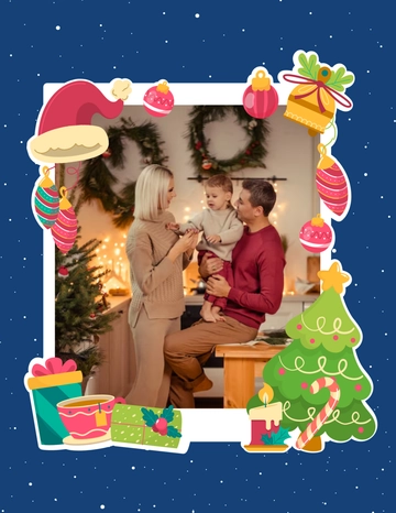Christmas Photo Cutout Template- Edit Online | Template.net