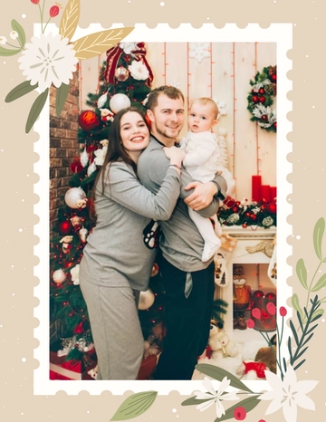 Traditional Christmas Photo Design Template - Edit Online | Template.net