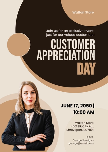 Invitation Message Template for Customers - Edit Online & Download