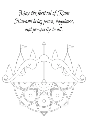 Ram Navami Drawing Template - Edit Online & Download