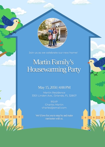 Creative Housewarming Invitation Wording Template - Edit Online & Download