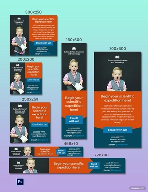 Modern School Ad Template