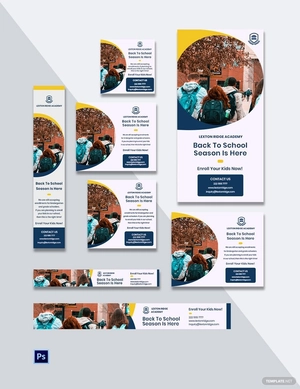 Back to School Ad Template