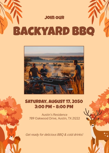 Rustic Safari Invitation Design Template - Edit Online & Download