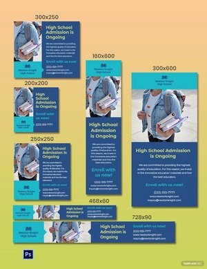 High School Web Ad Template