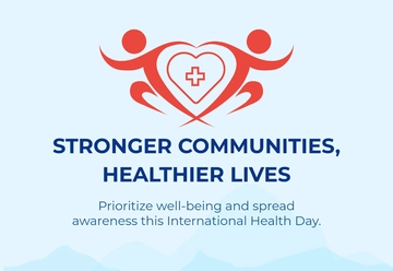 International Health Day Template - Edit Online & Download