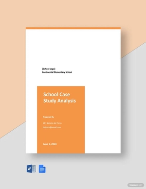School Case Study Analysis Template