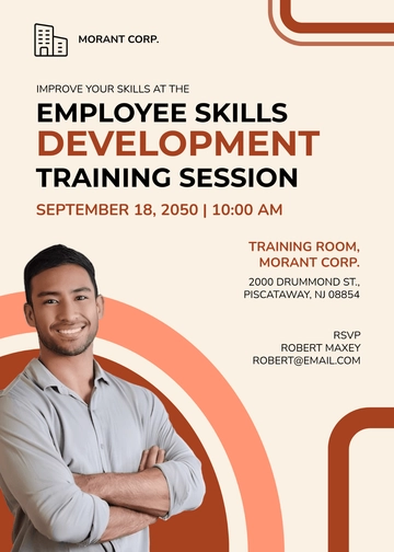 Aesthetic Employee Training Invitation Template - Edit Online & Download