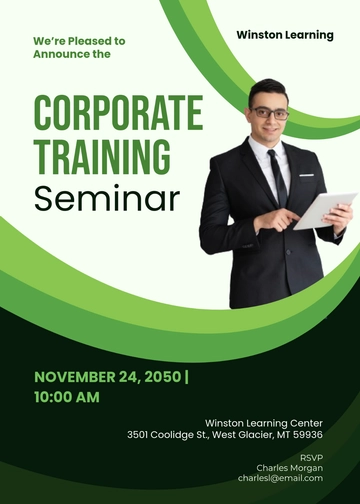Training Announcement Invitation Template - Edit Online & Download