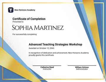Completion Certificate for Teachers and Students Template - Edit Online & Download