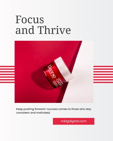 Free Red Social Media Template to Edit Online
