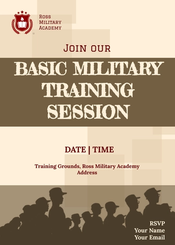 Blank Military Training Invitation Template - Edit Online & Download